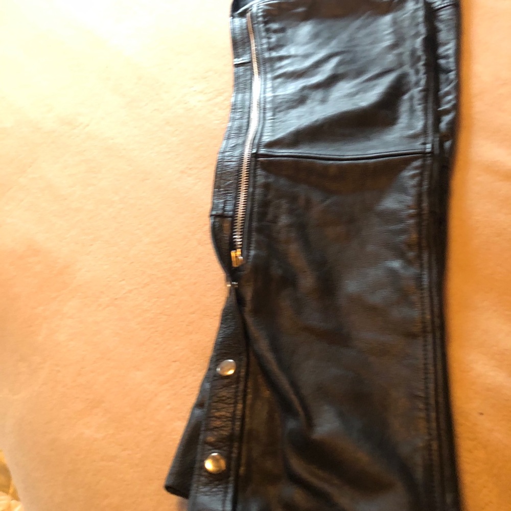 Leather Motorcycle Chaps